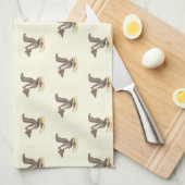 ザブラウンペリカン(Pelecanus occidentalis) NY鳥 キッチンタオル (四つ折り)