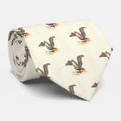 ザブラウンペリカン(Pelecanus occidentalis) NY鳥 ネクタイ (ロール)