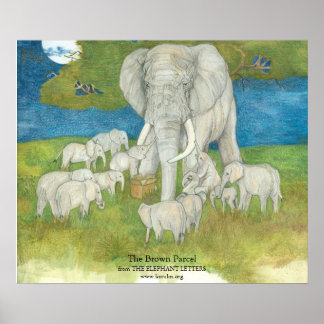 ザブラウン小包ポスター ポスター