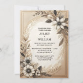 ザブラウン秋木製紙リサイクル紙結婚ズ 招待状 (正面)