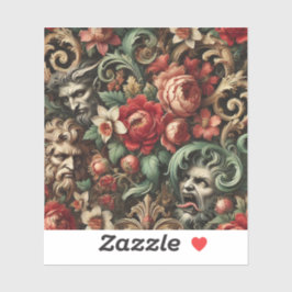 ザブラザースグリーン – ゴシックフローラ枕 シール