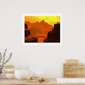 ザブラストされた土地 ポスター (キッチン)