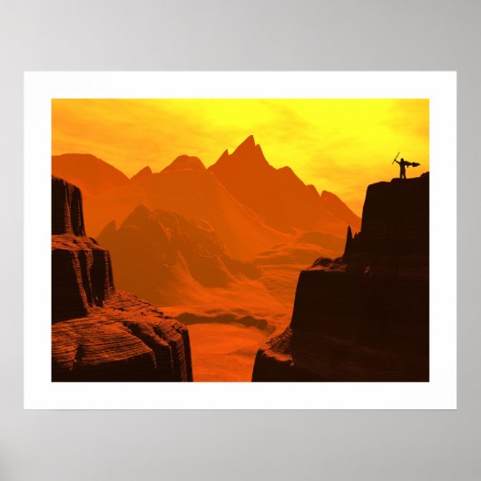 ザブラストされた土地 ポスター (正面)