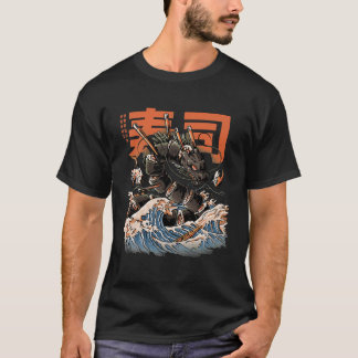 ザブラックすしドラゴンヴィンテージ Tシャツ