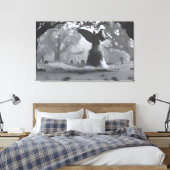 ザブラックエンジェル（冬） キャンバスプリント (インサイチュ (寝室))