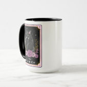 ザブラックキャットタロットカードピンクウィッチシナ マグカップ (正面左)