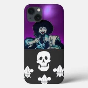 ザブラックコルセアスカル&(紋章の)フラ・ダ・リ iPhone 13ケース
