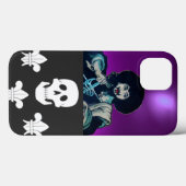 ザブラックコルセアスカル&(紋章の)フラ・ダ・リ Case-Mate iPhoneケース (裏面 (横))