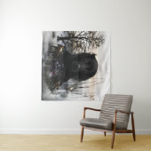 ザブラックゴールデンレトリバー タペストリー (インサイチュ(横))