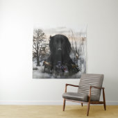 ザブラックゴールデンレトリバー タペストリー (インサイチュ)