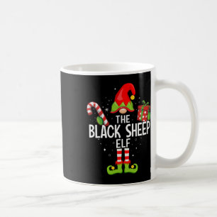 ザブラックシープ小妖精や小人ファミリークリスマスパジャマクリスマス コーヒーマグカップ