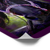 ザブラックスタリオンプリント ポスター (角)