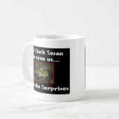 ザブラックスワン コーヒーマグカップ (正面左)