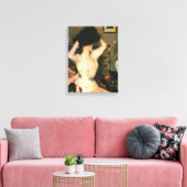 ザブラックハットバイフランクウェストンベンソンファインアート キャンバスプリント (インサイチュ (リビング))