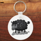 ザブラックヒツジ キーホルダー (正面)