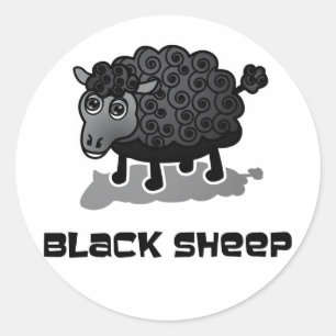 ザブラックヒツジ ラウンドシール