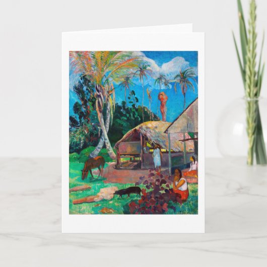 ザブラックピッグGauguin カード (正面)