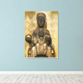 ザブラックマドンナオブモンセラト キャンバスプリント (インサイチュ (ウッドフロア))