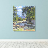 ザブラックルトシーナ(バイフェルディナンドホドラー) キャンバスプリント (インサイチュ (ウッドフロア))