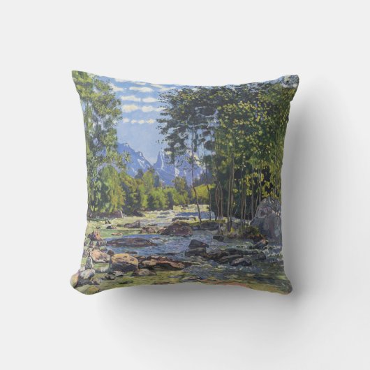 ザブラックルトシーナ（バイフェルディナンドホドラー） クッション (正面)