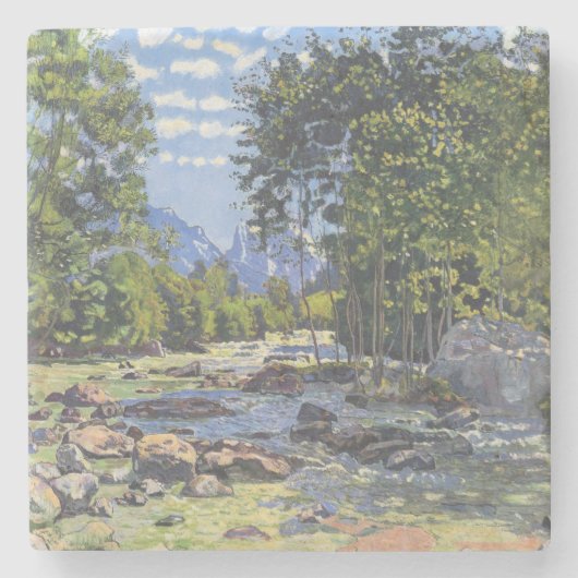 ザブラックルトシーナ（バイフェルディナンドホドラー） ストーンコースター (正面)