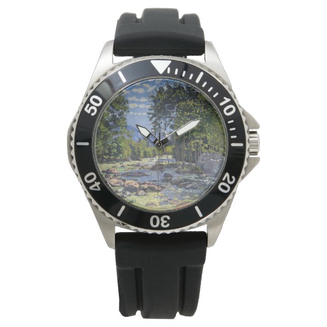 ザブラックルトシーナ（バイフェルディナンドホドラー） 腕時計 (正面)