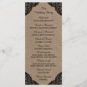 ザブラックレースオンバーラップ素朴ズコレク結婚ション プログラム (裏面)