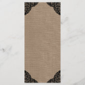 ザブラックレースオンバーラップ素朴ズコレク結婚ション メニュー (裏面)