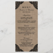 ザブラックレースオンバーラップ素朴ズコレク結婚ション メニュー (正面)