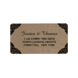 ザブラックレースオンバーラップ素朴ズコレク結婚ション ラベル