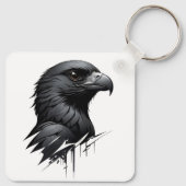 ザブラック《鳥》ハヤブサ キーホルダー (裏面)
