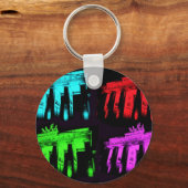 ザブランデンブルク門コラージュ キーホルダー (正面)