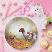 ザブリタニースパニエル犬紙プレート ペーパープレート (パーティー)