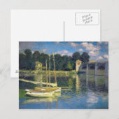 ザブリッジアットアルジェンティーユ – クロードモネ ポストカード (正面/裏面)