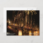 ザブリッジザリバークワイ（夜景） ポストカード (正面/裏面)