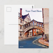 ザブリッジ・オブ・シェーズ(Bridge of Sighs) – オックスフォード ポストカード (正面/裏面)