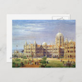 ザブリティッシュ・ラジ素晴らしインディアンペニンシュラ・テルミナス ポストカード (正面/裏面)