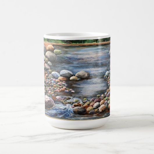 ザブルックオリジナルハンド色彩の鮮やかアート コーヒーマグカップ (中央)