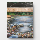 ザブルックオリジナル絵を描ハンドアートランドスケープ フォトプラーク (正面)