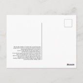 ザブルックリンブリッジポストカード ポストカード (裏面)