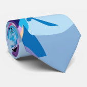 ザブルフランスのドッグダブルプリント ネクタイ (ロール)