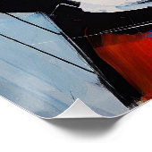 ザブルフランスのドッグドッグポートレート001 – セーブルガブリ ポスター (コーナー)