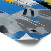 ザブルフランスのドッグドッグポートレート002 – セーブルガブリ ポスター (コーナー)