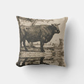 ザブルヴィンテージアートバイポーラスポッター クッション (正面)