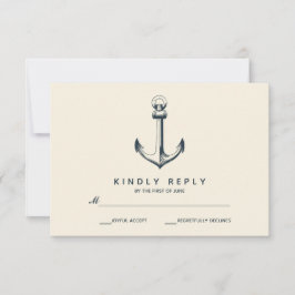 ザブルーいかり |ウェディングRSVP 出欠カード