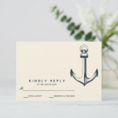 ザブルーいかり |ウェディングRSVP 出欠カード (スタンド正面)