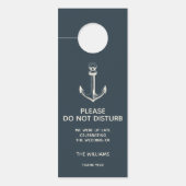 ザブルーいかり |ウェルカムゲストの邪魔をしない ドアノブサイン (正面)