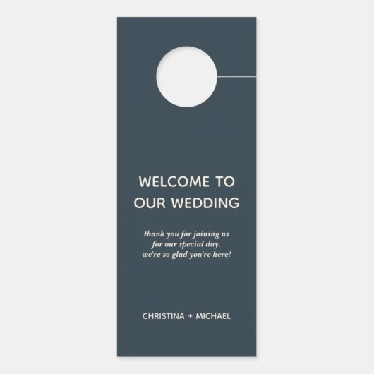 ザブルーいかり |ウェルカムゲストの邪魔をしない ドアノブサイン (裏面)