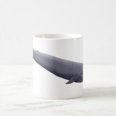 ザブルークジライラストレーションホエールラバーギフト コーヒーマグカップ (中央)