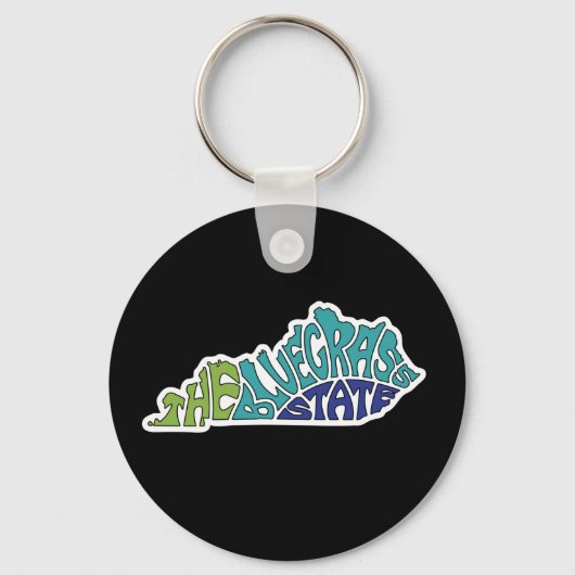 ザブルーグラス州 – ケンタッキー キーホルダー (正面)